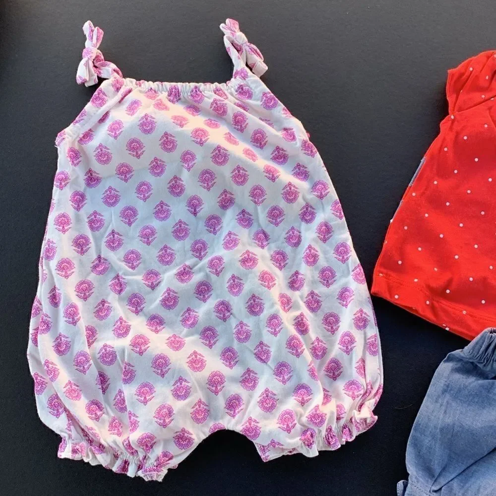 Take 50% OFF- Carters 3pc Mix Bundle Baby Girl, Size-3M